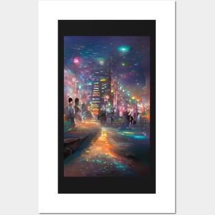 Tokyo Aesthetic: AI Generated Art Prints Posters and Art